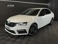 Used Skoda Octavia vRS 245 HP (180 kW) 2019 White Hatchback
