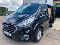 Used Ford Transit Custom Limited 130 HP (95 kW) 2022 Black Van