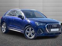 Used Audi Q3 S-Line 150 HP (110 kW) 2023 Navarra blue SUV