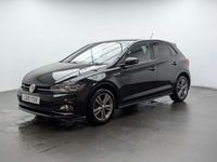 Used VW Polo R-line 95 HP (69 kW) 2019 Black Hatchback
