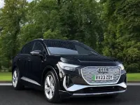 Used Audi Q4 e-tron S-Line 125 kW (170 HP) 2023 Black SUV