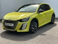 Used Peugeot 208 GT 100 HP (73 kW) 2024 Yellow Hatchback