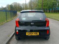 Used Kia Picanto 68 HP (50 kW) 2015 Black Hatchback