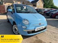 Used Fiat 500 Lounge 69 HP (50 kW) 2013 Blue Hatchback
