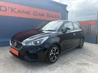 Used MG MG3 Excite 106 HP (77 kW) 2022 Black Hatchback