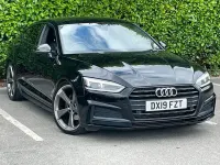 Used Audi A5 Sportback Black Edition 150 HP (110 kW) 2019 Black Hatchback