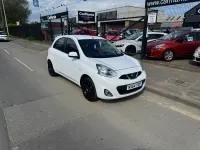 Used Nissan Micra Acenta 80 HP (58 kW) 2014 White Hatchback