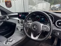 Used Mercedes C220 AMG line 194 HP (142 kW) 2019 Black Estate