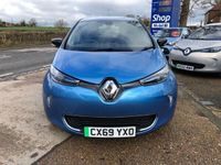 used Renault Zoe ZE40 DYNAMIQUE NAV BATTERY LEASE 5 DOOR BLUE 2019