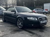 Used Audi A4 Cabriolet S-Line 2008 Black Cabriolet