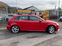 Used Audi A3 Sportback S-Line 150 HP (110 kW) 2016 Red Hatchback