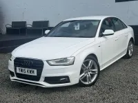 Used Audi A4 S-Line 150 HP (110 kW) 2015 White Sedan