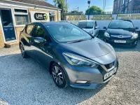 Usado Nissan Micra Acenta 90 HP (66 kW) 2017 Cinzento Citadino