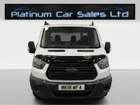 Used Ford Transit 130 HP (95 kW) 2018 White Cabriolet