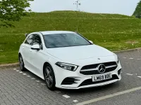 Used Mercedes A180 AMG line 2019 White Hatchback