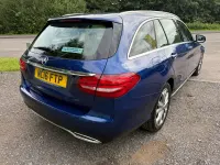 Used Mercedes C200 136 HP (100 kW) 2016 Blue Estate