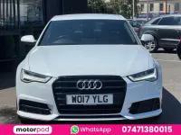 Used Audi A6 Black Edition 190 HP (139 kW) 2017 White Sedan