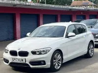 Used BMW 118 Sport Line 2017 White Hatchback