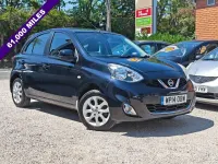 Used Nissan Micra Acenta 80 HP (58 kW) 2014 Black Hatchback