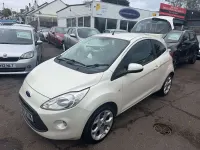 Used Ford Ka Zetec 2014 White Hatchback