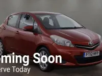 Used Toyota Yaris Multidrive S 99 HP (72 kW) 2012 Red Hatchback