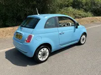 Used Fiat 500 69 HP (50 kW) 2014 Blue Hatchback