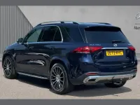 Used Mercedes GLE400 AMG line 330 HP (242 kW) 2022 Cavansite blue metallic SUV