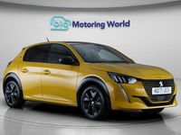 Used Peugeot e-208 GT 100 kW (136 HP) 2021 Yellow Hatchback