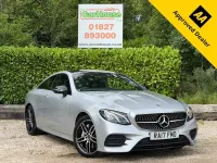 Used Mercedes E400 AMG Line Premium 333 HP (244 kW) 2017 Silver Coupe