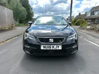 Used Seat Leon FR 184 HP (135 kW) 2018 Black Hatchback
