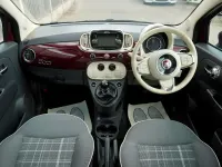 Used Fiat 500 Lounge 69 HP (50 kW) 2015 Red Hatchback