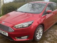Used Ford Focus Titanium 150 HP (110 kW) 2017 Red Hatchback
