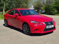 Used Lexus IS300h Sport Line 223 HP (164 kW) 2016 Red Sedan