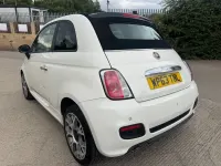 Used Fiat 500C S 69 HP (50 kW) 2013 White Cabriolet