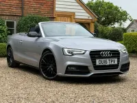Used Audi A5 Cabriolet S-Line 245 HP (180 kW) 2016 Silver Cabriolet