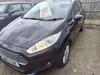 Used Ford Fiesta Zetec 2015 Black Hatchback