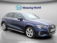 Used Audi A3 Sportback S-Line 2022 Blue Hatchback