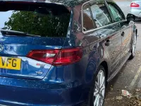 Used Audi A3 S-Line 150 HP (110 kW) 2014 Blue Hatchback