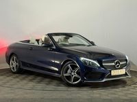 Second-hand Mercedes C200 AMG line 181 CP (133 kW) 2016 Albastru Cabrio