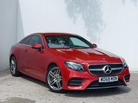 Used Mercedes E300 AMG line 245 HP (180 kW) 2019 Red Coupe