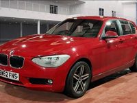 Used BMW 116 Sport Line 2012 Red Hatchback