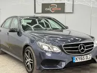 Used Mercedes E220 AMG 177 HP (130 kW) 2015 Blue Sedan