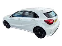 Used Mercedes A180 AMG line 109 HP (80 kW) 2017 White Hatchback