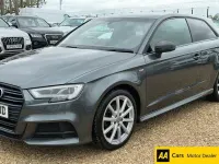 Used Audi A3 Black Edition 184 HP (135 kW) 2017 Grey Hatchback