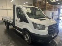 Used Ford Transit 130 HP (95 kW) 2021 White Cabriolet