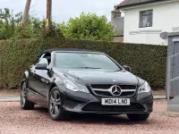 Used Mercedes E220 SE 170 HP (125 kW) 2014 Black Cabriolet