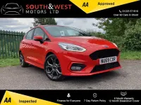 Begagnad Ford Fiesta ST-Line 100 HK (73 kW) 2019 Röd Halvkombi