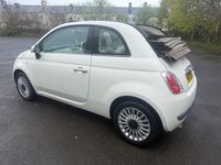 Used Fiat 500C Lounge 69 HP (50 kW) 2012 White Cabriolet