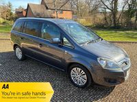 Used Vauxhall Zafira Excite 2011 Blue MPV