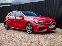 Used Mercedes A200 AMG Line Premium Plus 2017 Red Hatchback